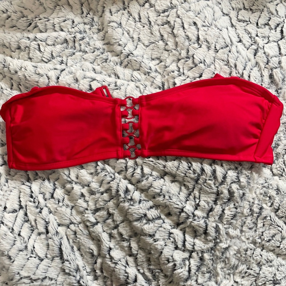 strapless bathing suit top